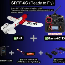 ✨🔄 Upgraded! Dynam Gee Bee Y V2 Sport 3D Aerobatic 4S RC Plane 1300mm Wingspan