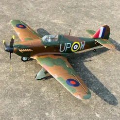 ✨🔄 Upgraded! Dynam Hawker Hurricane V3 4S RC Warbird Plane 1250mm w/ Flaps