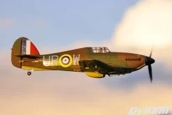 ✨🔄 Upgraded! Dynam Hawker Hurricane V3 4S RC Warbird Plane 1250mm w/ Flaps