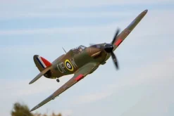 ✨🔄 Upgraded! Dynam Hawker Hurricane V3 4S RC Warbird Plane 1250mm w/ Flaps