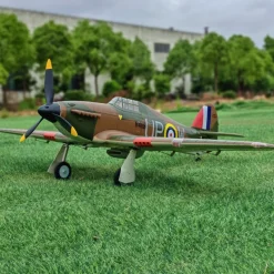 ✨🔄 Upgraded! Dynam Hawker Hurricane V3 4S RC Warbird Plane 1250mm w/ Flaps