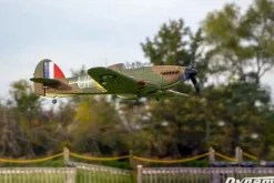 ✨🔄 Upgraded! Dynam Hawker Hurricane V3 4S RC Warbird Plane 1250mm w/ Flaps
