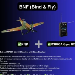 ✨🔄 Upgraded! Dynam Hawker Hurricane V3 4S RC Warbird Plane 1250mm w/ Flaps
