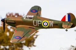 ✨🔄 Upgraded! Dynam Hawker Hurricane V3 4S RC Warbird Plane 1250mm w/ Flaps