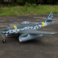 ✨🔄 Upgraded! Dynam Messerschmitt Me-262 V3 6S 12-Blade Twin 70mm EDF Jet 1.5m w/ Flaps