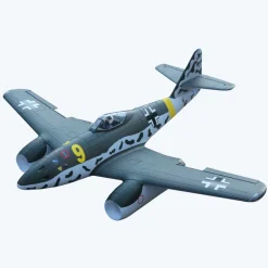 ✨🔄 Upgraded! Dynam Messerschmitt Me-262 V3 6S 12-Blade Twin 70mm EDF Jet 1.5m w/ Flaps