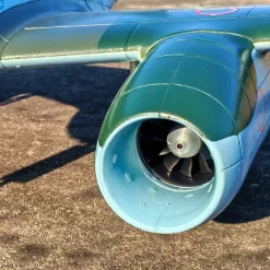 ✨🔄 Upgraded! Dynam Messerschmitt Me-262 V3 6S 12-Blade Twin 70mm EDF Jet 1.5m w/ Flaps