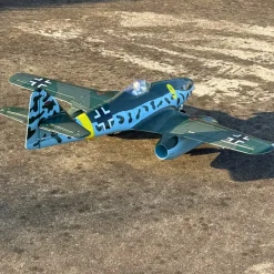 ✨🔄 Upgraded! Dynam Messerschmitt Me-262 V3 6S 12-Blade Twin 70mm EDF Jet 1.5m w/ Flaps
