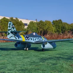 ✨🔄 Upgraded! Dynam Messerschmitt Me-262 V3 6S 12-Blade Twin 70mm EDF Jet 1.5m w/ Flaps