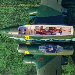 ✨🔄 Upgraded! Dynam Messerschmitt Me-262 V3 6S 12-Blade Twin 70mm EDF Jet 1.5m w/ Flaps