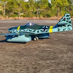 ✨🔄 Upgraded! Dynam Messerschmitt Me-262 V3 6S 12-Blade Twin 70mm EDF Jet 1.5m w/ Flaps