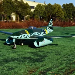 ✨🔄 Upgraded! Dynam Messerschmitt Me-262 V3 6S 12-Blade Twin 70mm EDF Jet 1.5m w/ Flaps