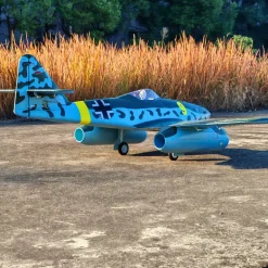 ✨🔄 Upgraded! Dynam Messerschmitt Me-262 V3 6S 12-Blade Twin 70mm EDF Jet 1.5m w/ Flaps