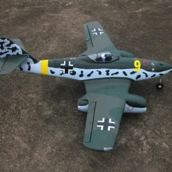 ✨🔄 Upgraded! Dynam Messerschmitt Me-262 V3 6S 12-Blade Twin 70mm EDF Jet 1.5m w/ Flaps