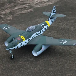 ✨🔄 Upgraded! Dynam Messerschmitt Me-262 V3 6S 12-Blade Twin 70mm EDF Jet 1.5m w/ Flaps