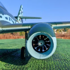 ✨🔄 Upgraded! Dynam Messerschmitt Me-262 V3 6S 12-Blade Twin 70mm EDF Jet 1.5m w/ Flaps