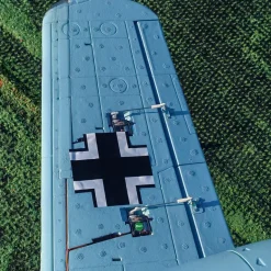 ✨🔄 Upgraded! Dynam Messerschmitt Me-262 V3 6S 12-Blade Twin 70mm EDF Jet 1.5m w/ Flaps