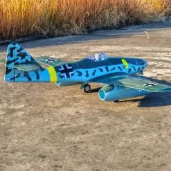 ✨🔄 Upgraded! Dynam Messerschmitt Me-262 V3 6S 12-Blade Twin 70mm EDF Jet 1.5m w/ Flaps