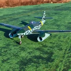 ✨🔄 Upgraded! Dynam Messerschmitt Me-262 V3 6S 12-Blade Twin 70mm EDF Jet 1.5m w/ Flaps