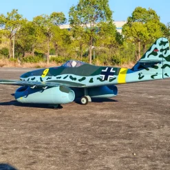 ✨🔄 Upgraded! Dynam Messerschmitt Me-262 V3 6S 12-Blade Twin 70mm EDF Jet 1.5m w/ Flaps