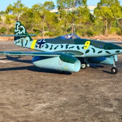 ✨🔄 Upgraded! Dynam Messerschmitt Me-262 V3 6S 12-Blade Twin 70mm EDF Jet 1.5m w/ Flaps