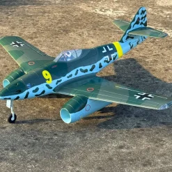 ✨🔄 Upgraded! Dynam Messerschmitt Me-262 V3 6S 12-Blade Twin 70mm EDF Jet 1.5m w/ Flaps
