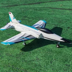 ✨🔄 Upgraded! Dynam Meteor V4 Blue 12-Blade 4S 70mm RC Beginner EDF Jet w/ Flaps