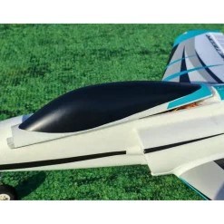 ✨🔄 Upgraded! Dynam Meteor V4 Blue 12-Blade 4S 70mm RC Beginner EDF Jet w/ Flaps