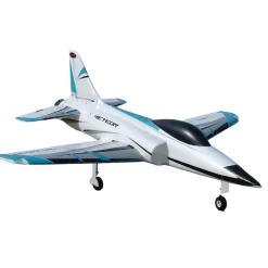 ✨🔄 Upgraded! Dynam Meteor V4 Blue 12-Blade 4S 70mm RC Beginner EDF Jet w/ Flaps
