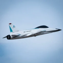 ✨🔄 Upgraded! Dynam Meteor V4 Blue 12-Blade 4S 70mm RC Beginner EDF Jet w/ Flaps