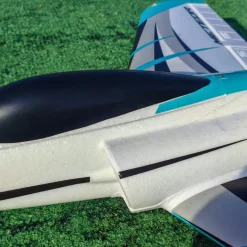 ✨🔄 Upgraded! Dynam Meteor V4 Blue 12-Blade 4S 70mm RC Beginner EDF Jet w/ Flaps