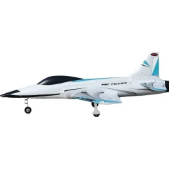 ✨🔄 Upgraded! Dynam Meteor V4 Blue 12-Blade 4S 70mm RC Beginner EDF Jet w/ Flaps