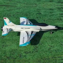 ✨🔄 Upgraded! Dynam Meteor V4 Blue 12-Blade 4S 70mm RC Beginner EDF Jet w/ Flaps