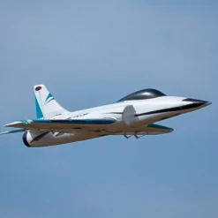 ✨🔄 Upgraded! Dynam Meteor V4 Blue 12-Blade 4S 70mm RC Beginner EDF Jet w/ Flaps