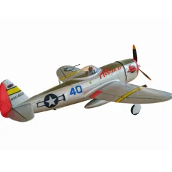 ✨🔄 Upgraded! Dynam P-47D Thunderbolt V2 4S RC Warbird Plane 1220mm w/ Flaps