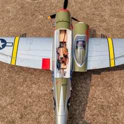 ✨🔄 Upgraded! Dynam P-47D Thunderbolt V2 4S RC Warbird Plane 1220mm w/ Flaps