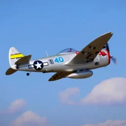 ✨🔄 Upgraded! Dynam P-47D Thunderbolt V2 4S RC Warbird Plane 1220mm w/ Flaps