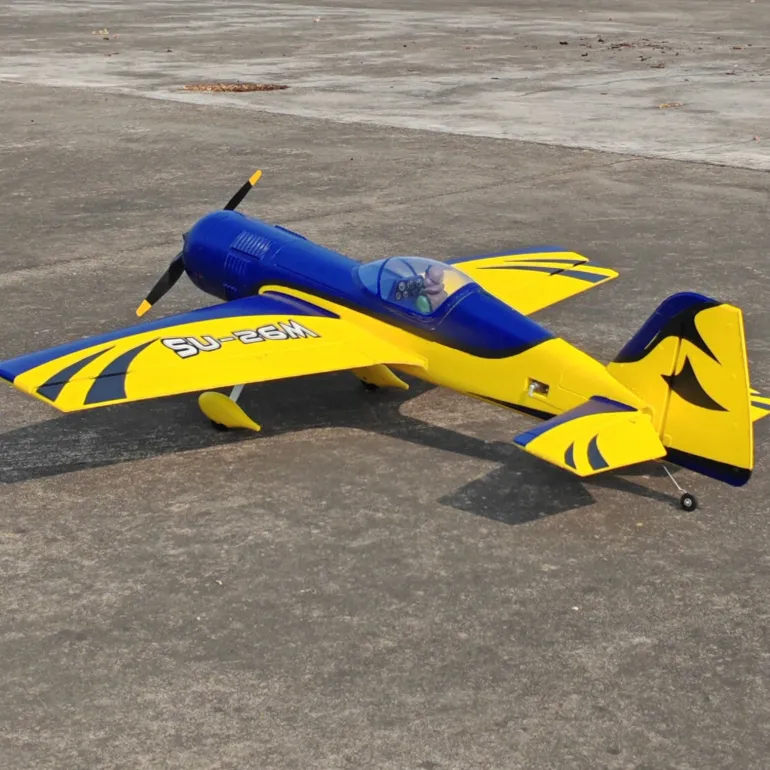 ✨🔄 Upgraded! Dynam Sukhoi SU-26M V2 Blue 4S Aerobatic 3D Sport RC Plane 1200mm Wingspan
