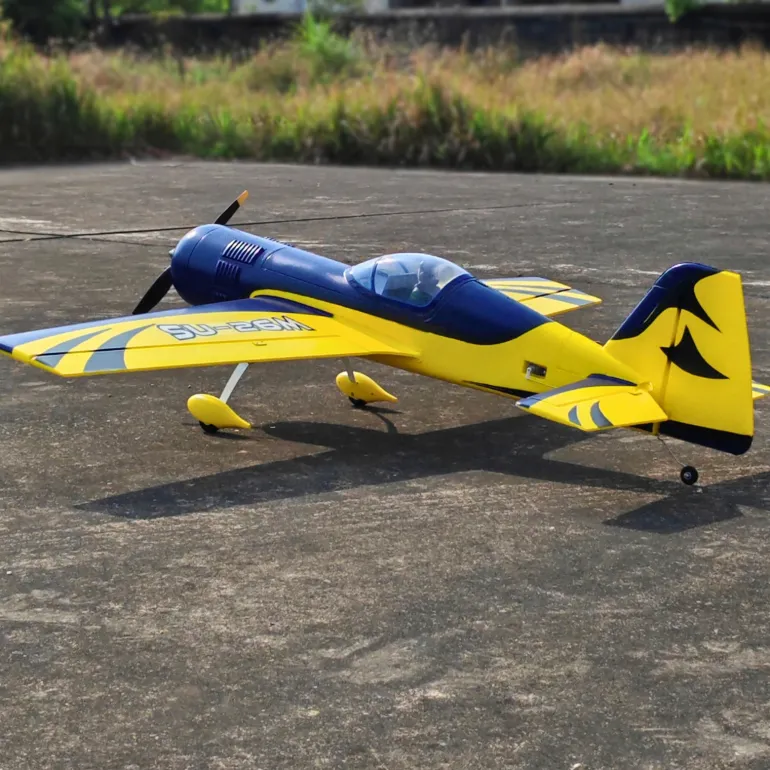 ✨🔄 Upgraded! Dynam Sukhoi SU-26M V2 Blue 4S Aerobatic 3D Sport RC Plane 1200mm Wingspan