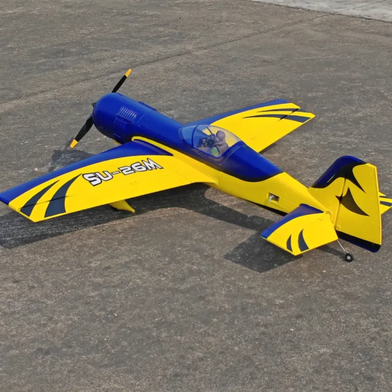 ✨🔄 Upgraded! Dynam Sukhoi SU-26M V2 Blue 4S Aerobatic 3D Sport RC Plane 1200mm Wingspan