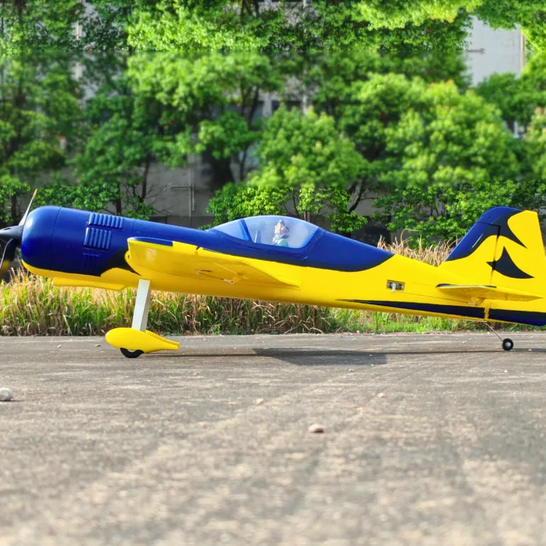 ✨🔄 Upgraded! Dynam Sukhoi SU-26M V2 Blue 4S Aerobatic 3D Sport RC Plane 1200mm Wingspan