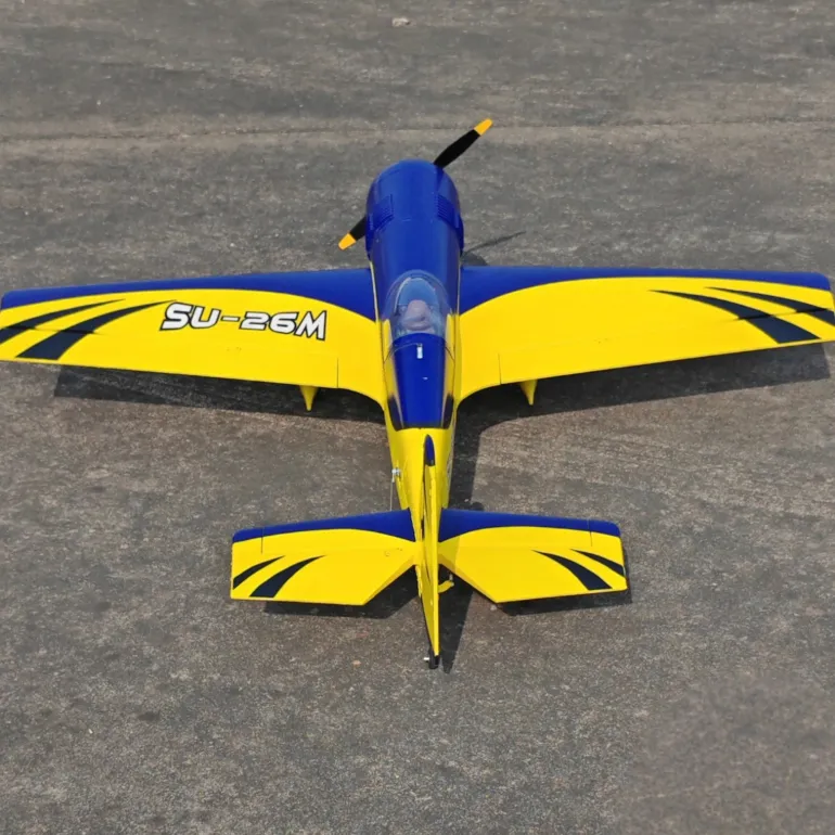 ✨🔄 Upgraded! Dynam Sukhoi SU-26M V2 Blue 4S Aerobatic 3D Sport RC Plane 1200mm Wingspan