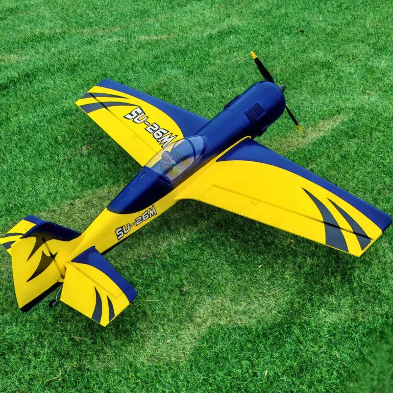 ✨🔄 Upgraded! Dynam Sukhoi SU-26M V2 Blue 4S Aerobatic 3D Sport RC Plane 1200mm Wingspan