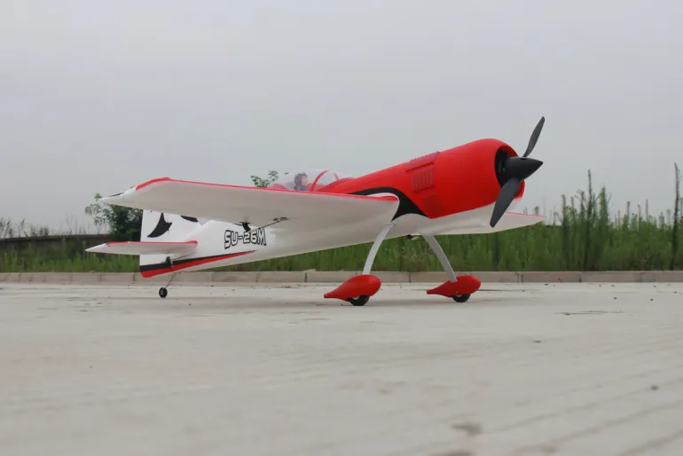 ✨🔄 Upgraded! Dynam Sukhoi SU-26M V2 Red 4S Aerobatic 3D Sport Plane 1200mm Wingspan