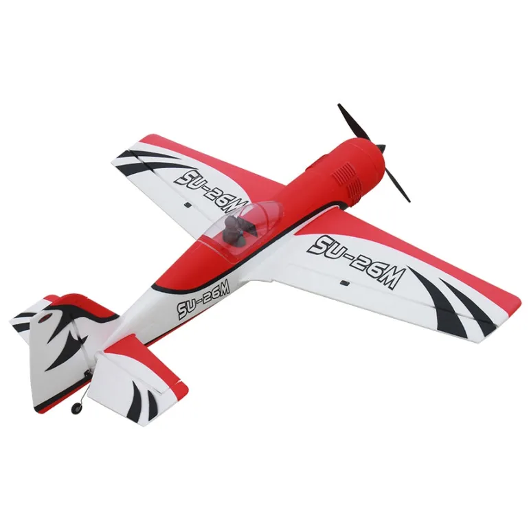 ✨🔄 Upgraded! Dynam Sukhoi SU-26M V2 Red 4S Aerobatic 3D Sport Plane 1200mm Wingspan