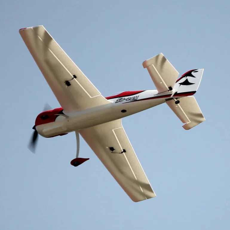 ✨🔄 Upgraded! Dynam Sukhoi SU-26M V2 Red 4S Aerobatic 3D Sport Plane 1200mm Wingspan