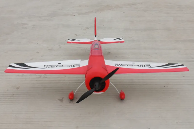 ✨🔄 Upgraded! Dynam Sukhoi SU-26M V2 Red 4S Aerobatic 3D Sport Plane 1200mm Wingspan