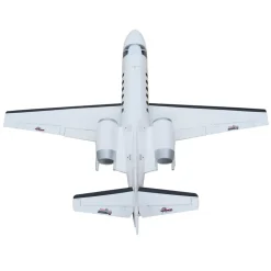 ✨🔄 Upgraded! Pre-Order Dynam Cessna 550 Turbo Jet V3 White 4S Twin 64mm RC EDF Jet w/ Flaps