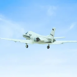 ✨🔄 Upgraded! Pre-Order Dynam Cessna 550 Turbo Jet V3 White 4S Twin 64mm RC EDF Jet w/ Flaps